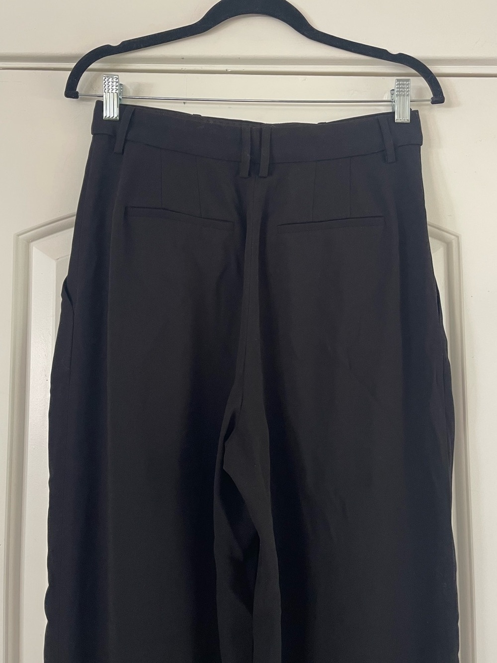 Babaton Black Pleated Trousers - 6 - Picture 5 of 9